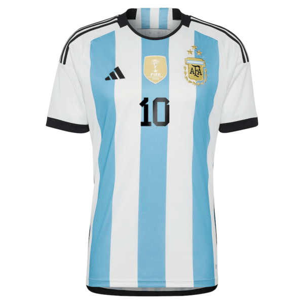 Buy Argentina Home 3 star jersey with messi