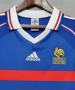 Alternative view of Buy France Home 1998 Retro jersey Customizable