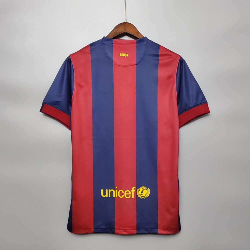 BUY BARCELONA HOME 2014-15 RETRO FOOTBALL JERSEY Customizable - Image 4