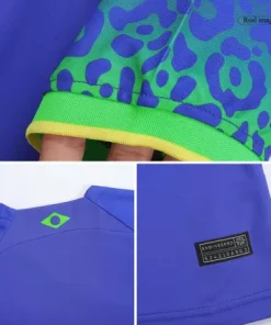 Brazil Away Kids football jersey1