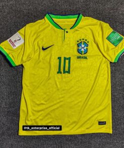 Buy Brazil Home World Cup jersey with NEYMAR at Topfootball