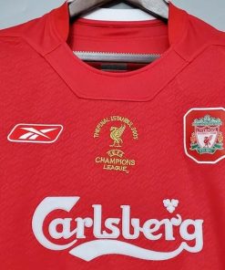 Buy Liverpool Home 2005 Retro jersey 12 Liverpool Home GERRARD 2005 Retro Football jersey 1 6