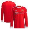 Buy Manchester United Home Full Sleeves Jersey 2021-22
