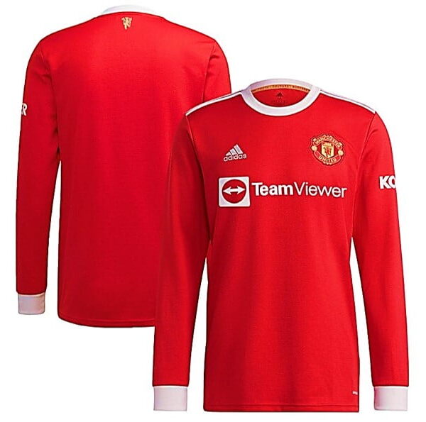 Buy Manchester United Home Full Sleeves Jersey 2021-22