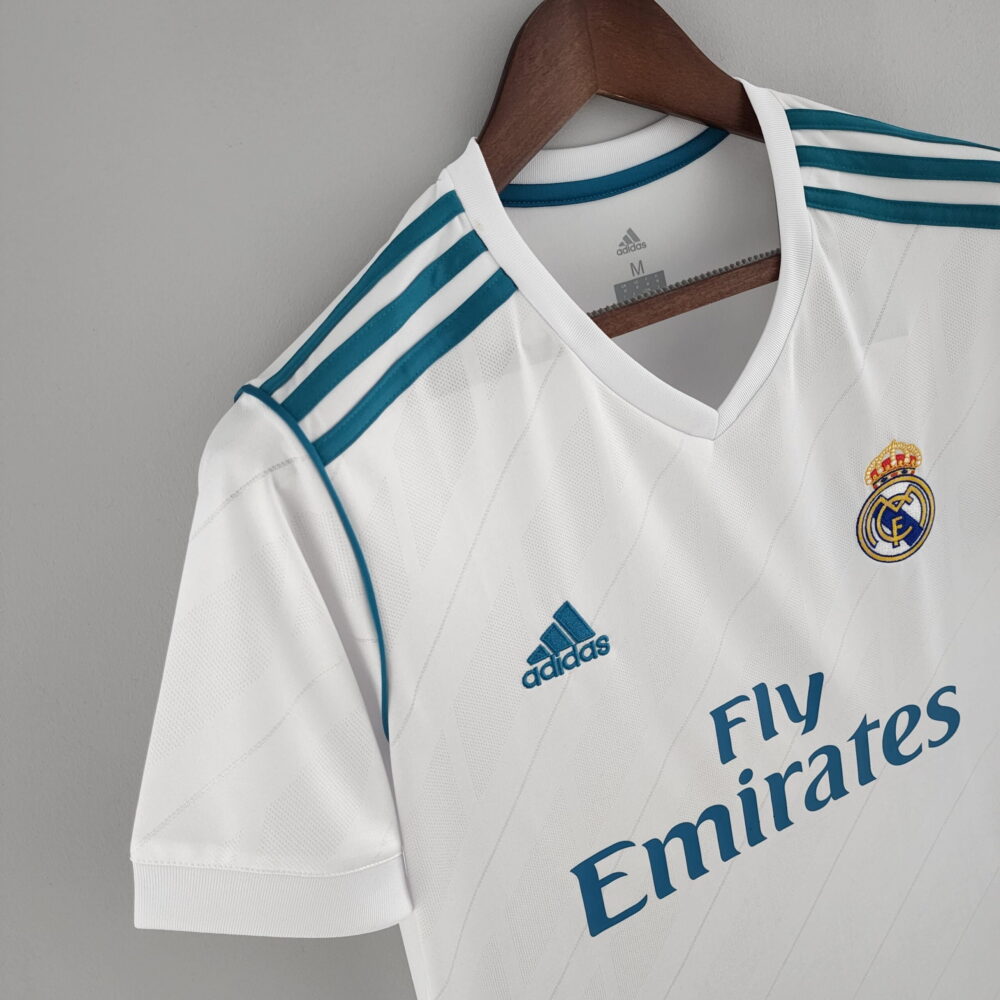 Buy Real Madrid Home 2017-18 Half sleeves Retro jersey - Image 2