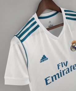 Alternative view of Buy Real Madrid Home 2017-18 Half sleeves Retro jersey