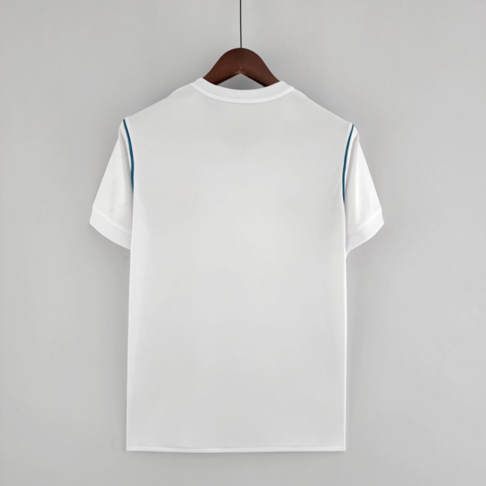 Buy Real Madrid Home 2017-18 Half sleeves Retro jersey - Image 3