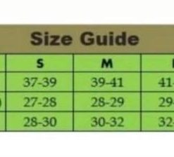 SIZECHART e82eddf1 3d90 475e aeb7 08a442f57628