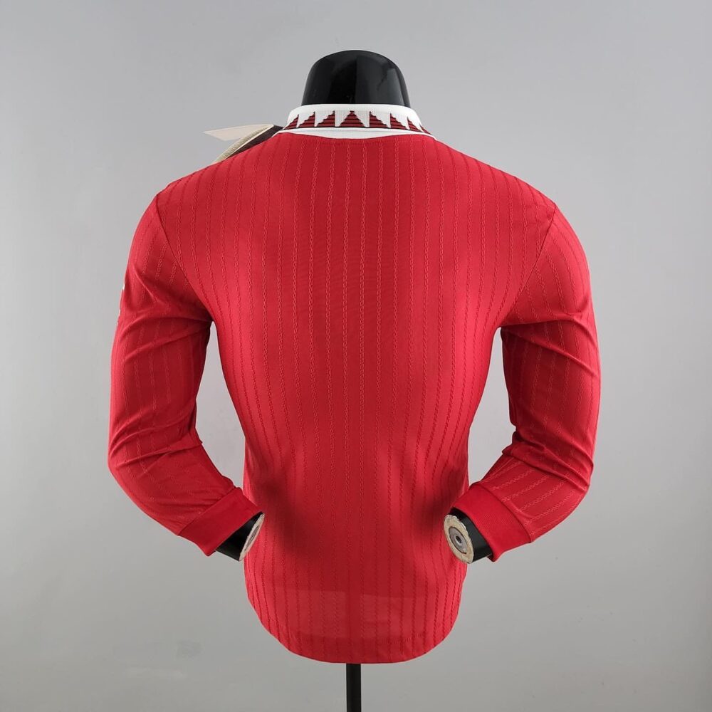 Buy Manchester United home full sleeves player version Jersey 2022-23 online india - Customizable - Image 2