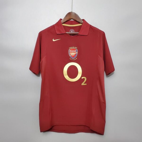 Arsenal Home 2005-06 Retro Football jersey Customizable