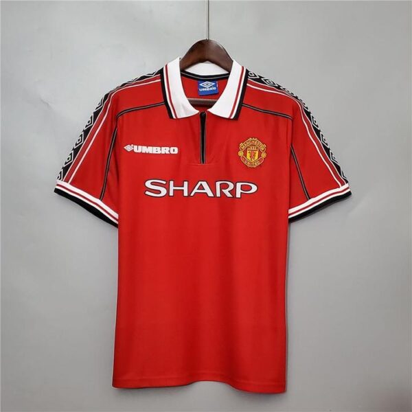 MANCHESTER UNITED 1998 HOME RETRO FOOTBALL JERSEY