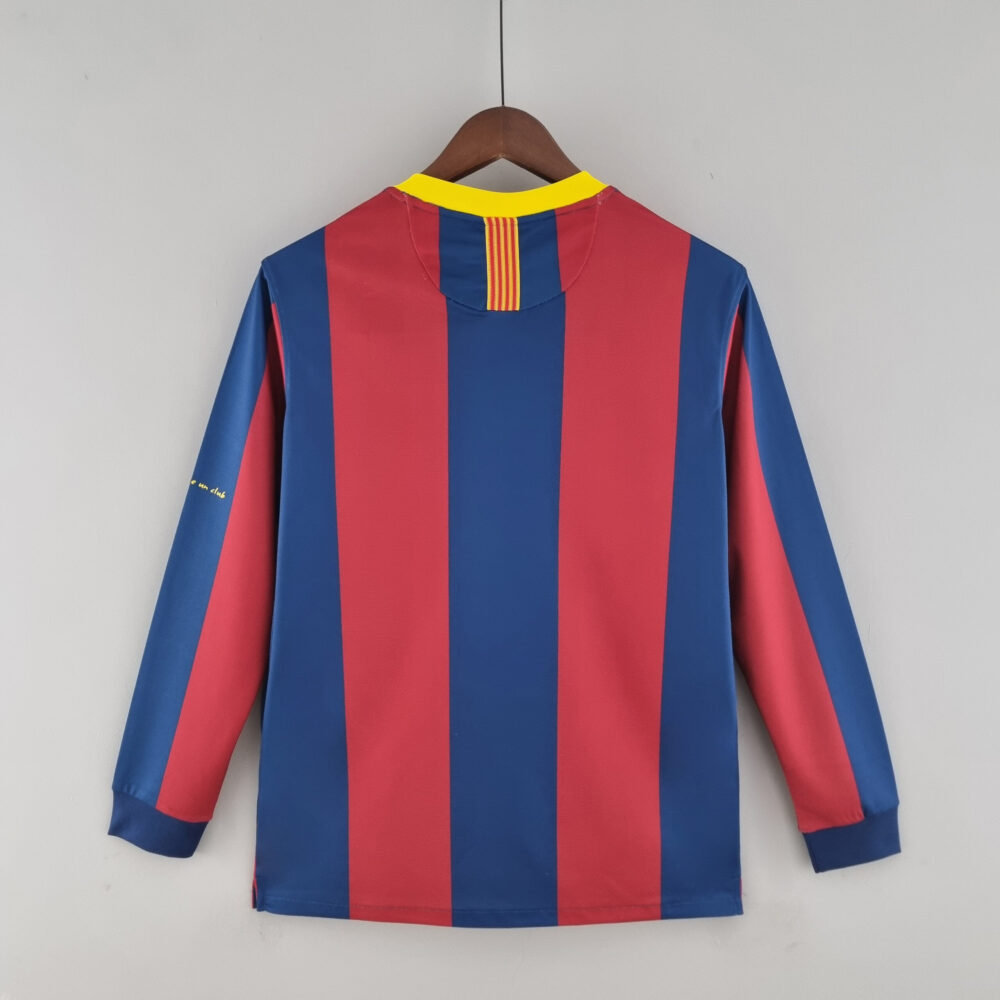 BUY BARCELONA HOME 2010-11 Full Sleeves Customizable - Image 3