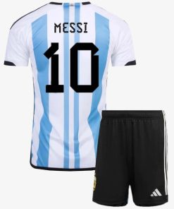 Argentina Home Kids Jersey 2022 23