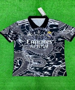 real madrid dragon black jersey
