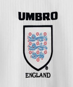 Buy England Home 1998 Football Retro jersey 11 England Home 1998 Football Retro jersey 7