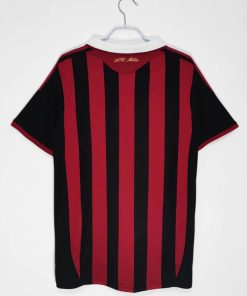 Alternative view of Buy AC Milan Home 2009-10 Retro jersey customizable