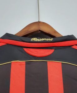 Alternative view of AC Milan Home 2006-07 Full Sleeves Retro Jersey customizable