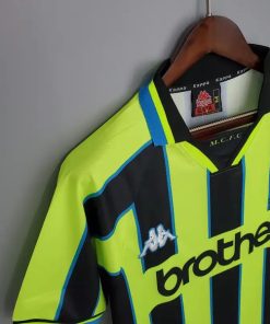 Manchester City away 1998-99 Retro football jersey 14 Manchester City away 1998 99 Retro football jersey 1 1