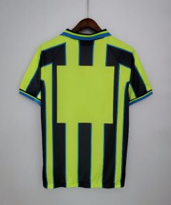 Manchester City away 1998-99 Retro football jersey 13 Manchester City away 1998 99 Retro football jersey 6 1