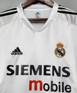 Real Madrid Home 2004 05 Retro jersey 5