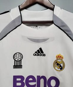 Real Madrid home 2006 07 Retro Football jersey 3