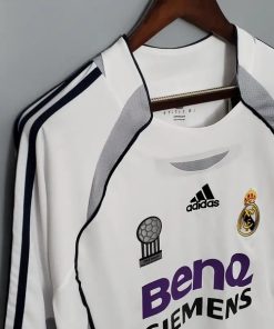 Real Madrid home 2006 07 Retro Football jersey 5