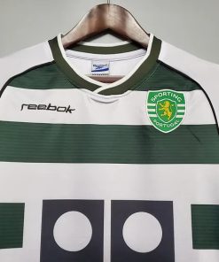 buy Sporting Lisbon 2001 03 Home retro jersey 2
