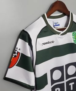 buy Sporting Lisbon 2001 03 Home retro jersey 3