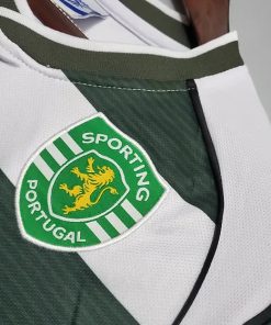 buy Sporting Lisbon 2001 03 Home retro jersey 4