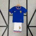France Home 2024-25 Kids jersey Set at Topfootball