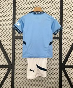 Alternative view of Manchester City Home 2024-25 Kids jersey set
