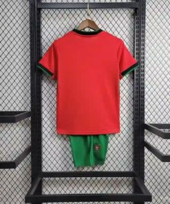 Alternative view of Portugal Home 2024-25 Kids jersey Set