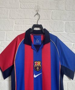 Barcelona home 2001 02 Retro jersey 2