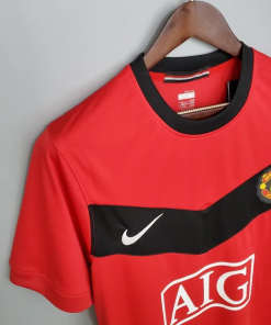 Manchester united home 2009-10 retro jersey 18 Manchester united home 2009 10 retro jersey 2