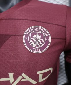 Manchester city Third 2024-25 player version Jersey 18 2425 Manchester City Soccer Jersey Second Away 5 1