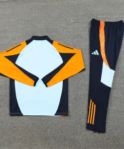 Alternative view of Real Madrid Light Blue Orange Tracksuit 24-25
