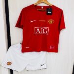 manchester united 2008 home retro jersey