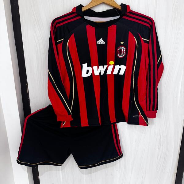 Buy Ac Milan Home 2006 Full sleeves Retro Kit - Image 3
