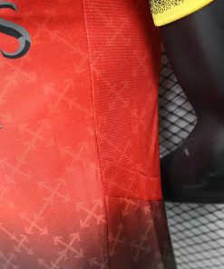 AC Milan Red and Green 24 25 player version jersey 4