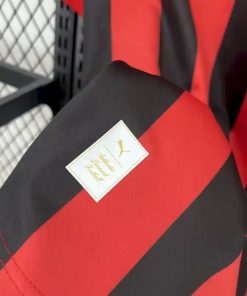 AC Milan 125th Anniversary Red Long Sleeve Jersey 24 25 3