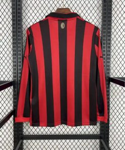 AC Milan 125th Anniversary Red Long Sleeve Jersey 24 25 7