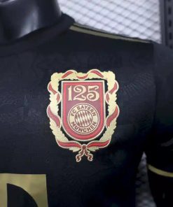 Bayern Munich 2024 25 125 Anniversary Black Jersey Player Version 2