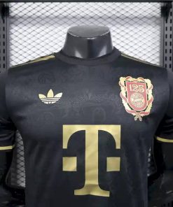 Bayern Munich 2024 25 125 Anniversary Black Jersey Player Version 3