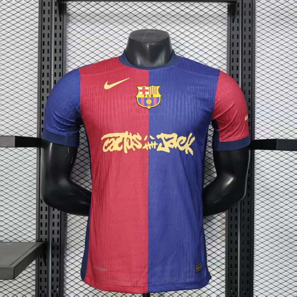 Buy Barcelona home x Travis Scott 2024-25 Player Version jersey - Image 4