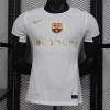Barcelona White Cold-play player versin jersey