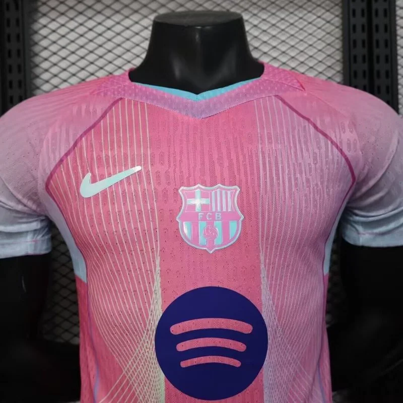 Buy Barcelona Pink kit 24-25 Player Version jersey - Image 2