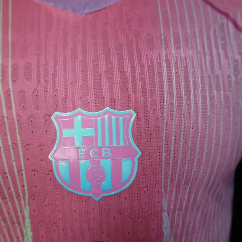 Buy Barcelona Pink kit 24-25 Player Version jersey - Image 4