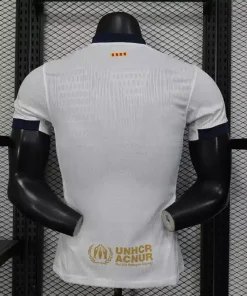 Buy Barcelona White Travis 2025 26 jersey 5