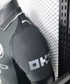 Manchester City Away 2025 26 Black player version jersey 4