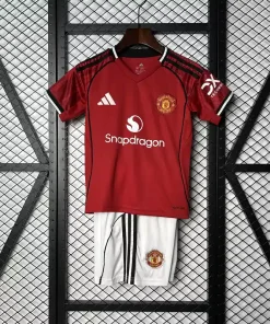 Manchester United Home 2025-26 Kids Jersey Set